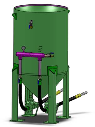 TS-900-2開放式噴砂機(jī) （手動控制）