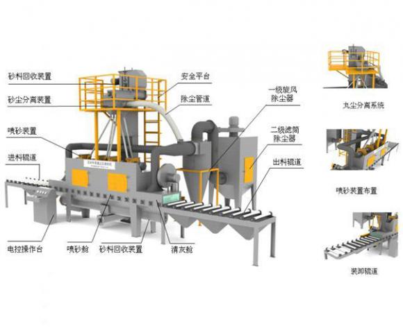 TS800-4通過(guò)式石材專用拋毛機(jī)